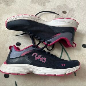 Ryka Womens Skywalk Rush Navy Athletic & Training Shoes Sz. 6M Memory Foam New